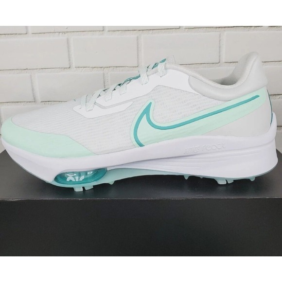 Nike Air Zoom Infinity Tour NEXT% Golf Shoes DC5221-143 White Mint Foam Sz 8.5 - Picture 4 of 12
